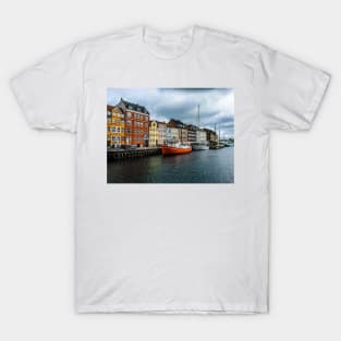 Nyhavn waterfront in Denmark T-Shirt